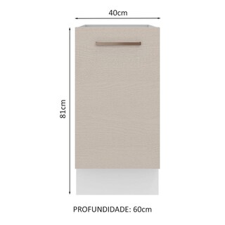 Foto 2 | Foto 2 | Mueble de Cocina Madesa Agata 40 cm x 60 cm 1 Puerta