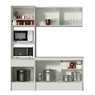 Foto 6 | Foto 6 | Gabinete de Cocina Integral Compacta Madesa con Armario Diamante Pop Blanco