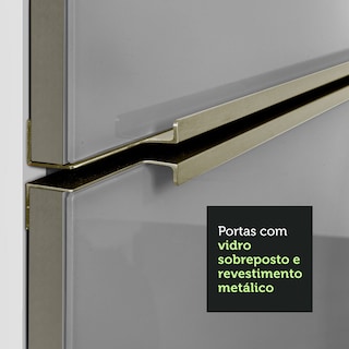 Foto 8 | Foto 8 | Cocina Integral de Esquina Madesa Lux Blanco con Gris 546 cm
