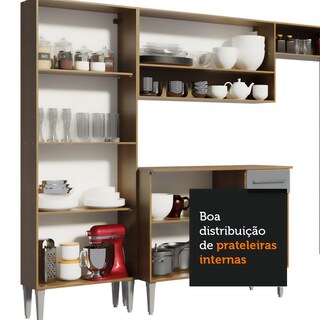 Foto 8 | Foto 8 | Gabinete de Cocina Integral Madesa Emilly Rústico/Gris
