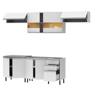 Foto 4 | Foto 4 | Gabinete de Cocina Completa con Armario y Mostrador Madesa sin Tablero y Fregadero Mariana Blanco