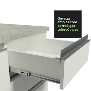 Foto 7 | Foto 7 | Gabinete de Cocina Completa con Armario y Mostrador Madesa sin Tablero y Fregadero Mariana Blanco
