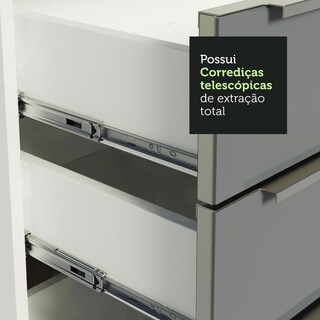 Foto 6 | Foto 6 | Gabinete de Cocina Integral Completa Madesa 260 cm Lux Blanco y Gris 07