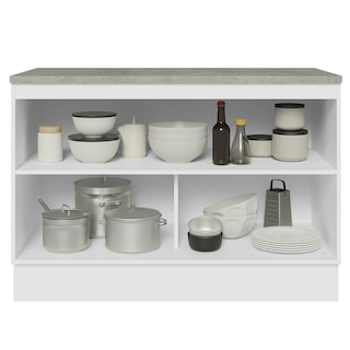 Foto 4 | Foto 4 | Gabinete para Fregadero Madesa Gris de 2 Puertas