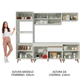 Foto 5 | Foto 5 | Cocina Integral Madesa GRRM26000209 Blanca de 260 Cm