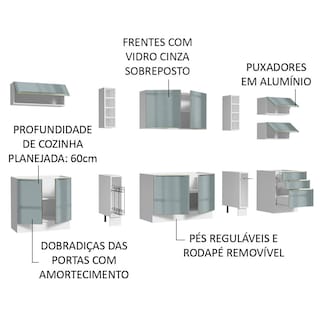 Foto 4 | Foto 4 | Cocina Integral Madesa GRLX3000019R Blanca de 300 Cm