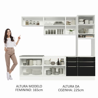 Foto 5 | Foto 5 | Cocina Integral Completa Madesa Lux Negro 260 cm