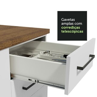 Foto 6 | Foto 6 | Cocina Completa Madesa Agata 240 cm Blanco Rústico