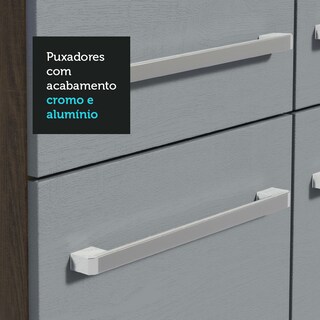 Foto 6 | Foto 6 | Gabinete de Cocina Integral Madesa Emilly Fit Rústico/Gris