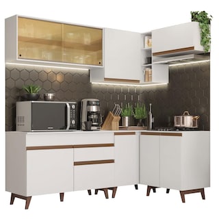 Foto 1 | Foto 1 | Gabinete de Cocina Integral Completa de Esquinero Madesa Reims Blanco