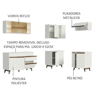 Foto 3 | Foto 3 | Gabinete de Cocina Integral Completa de Esquinero Madesa Reims Blanco