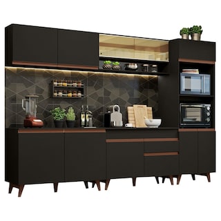 Foto 1 | Foto 1 | Cocina Integral Madesa GRRM3100028N Negra de 310 Cm