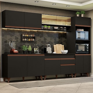 Foto 2 | Foto 2 | Cocina Integral Madesa GRRM3100028N Negra de 310 Cm