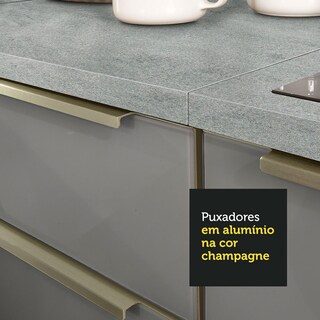 Foto 8 | Foto 8 | Gabinete de Cocina Integral Completa de Esquinero Madesa Lux Blanco y Gris 03 de 546 cm
