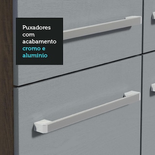 Foto 7 | Foto 7 | Gabinete de Cocina Integral con Fregadero Madesa Emilly Rústico y 12 Gris 229 cm