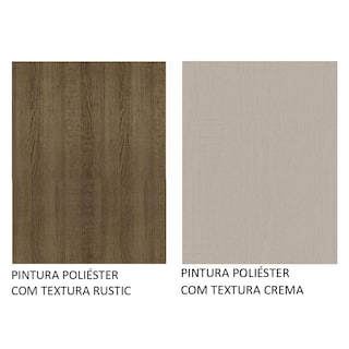 Foto 8 | Foto 8 | Gabinete de Cocina Integral Esquinero Completo Madesa Agata Rústico y 01 Crema 486 x 60 cm