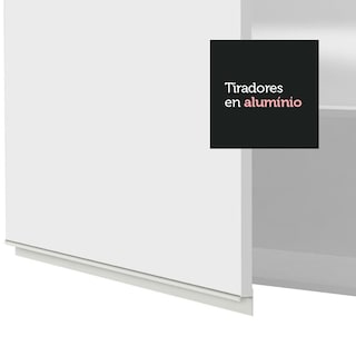 Foto 6 | Foto 6 | Gabinete de Cocina Integral Esquinero Completo Madesa Glamy 01 Blanco 504 cm