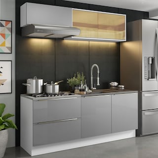 Foto 1 | Foto 1 | Cocina Integral Madesa Gris de 200 cm