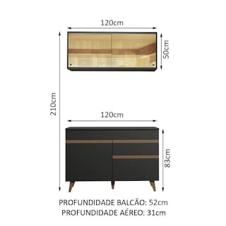 Foto 6 | Foto 6 | Cocina Integral Compacta Madesa Reims 120 cm - Diseño moderno y elegante