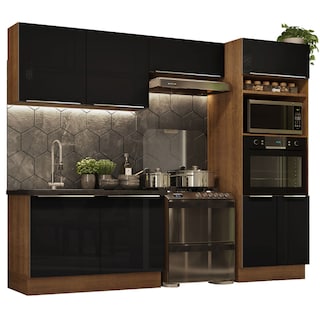 Foto 1 | Foto 1 | Cocina Integral Completa Madesa Lux Rústico/Negro 270cm