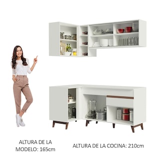 Foto 5 | Foto 5 | Gabinete de Cocina Integral Completa Madesa Reims 262 cm