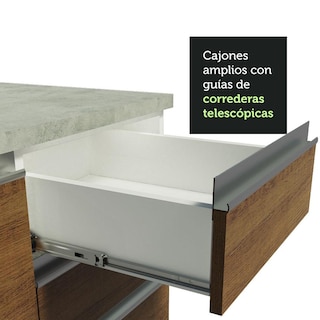 Foto 8 | Foto 8 | Mueble de Cocina 200cm Con Tarja Glamy Blanco/marrón