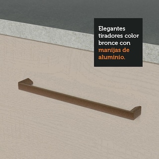 Foto 8 | Foto 8 | Mueble de Cocina 200 cm con Tarja Ágata Blanco/Crema