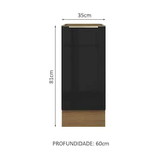 Foto 2 | Foto 2 | Gabinete Bajo Cocina Madesa Lux 35cm Sin Encimera Mn