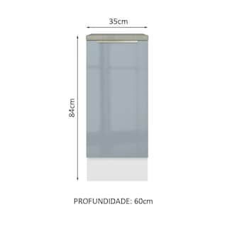 Foto 2 | Foto 2 | Gabinete Bajo Cocina Madesa Lux 35cm Con Encimera Bg