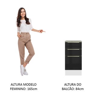 Foto 4 | Foto 4 | Gabinete Bajo Cocina Madesa Lux 40cm Y Encimera Bn