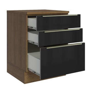 Foto 3 | Foto 3 | Gabinete Bajo Cocina Madesa Lux Negro 60 cm