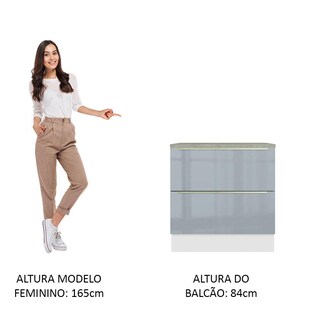 Foto 4 | Foto 4 | Gabinete Bajo Cocina Madesa Lux 60cm Con Encimera Bg