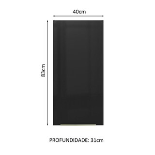 Foto 2 | Foto 2 | Alacena Gabinete Superior Cocina Madesa 1 Puerta Lux 40cm Mn