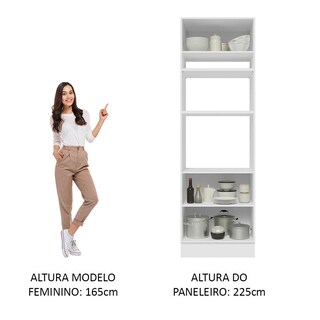 Foto 6 | Foto 6 | Alacena De Cocina Para Horno Madesa Lux 70cm Bn