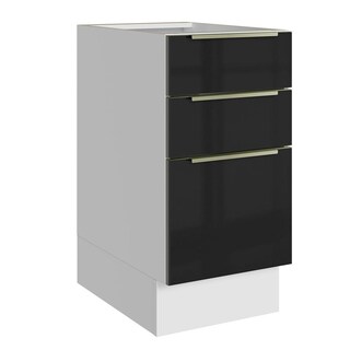 Foto 1 | Foto 1 | Gabinete Bajo Cocina Madesa Lux 3 Cajones 40cm Y Encimera Bn