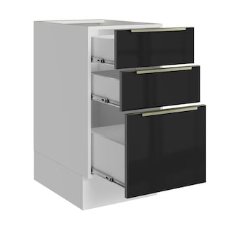Foto 3 | Foto 3 | Gabinete Bajo Cocina Madesa Lux 3 Cajones 40cm Y Encimera Bn