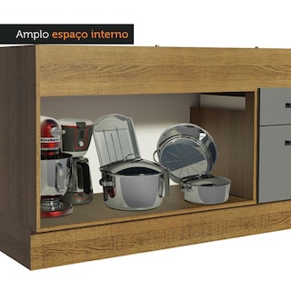 Foto 7 | Foto 7 | Gabinete Bajo Cocina Madesa Agata 150cm Sin Tablero Mg
