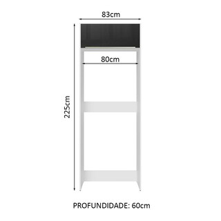 Foto 2 | Foto 2 | Mueble De Cocina Puerta-refrigerador Madesa Lux Bn