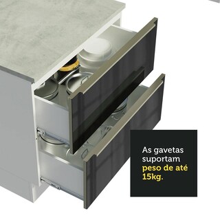 Foto 5 | Foto 5 | Gabinete Bajo Cocina Madesa Lux 60cm Con Encimera Bn