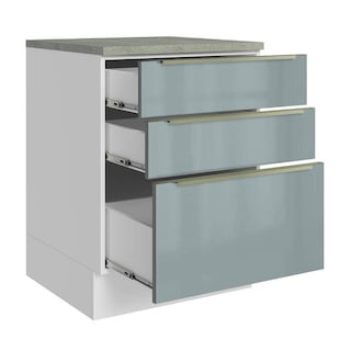 Foto 3 | Foto 3 | Gabinete Bajo Cocina Madesa Lux 3 Cajones Con Encimera Bg
