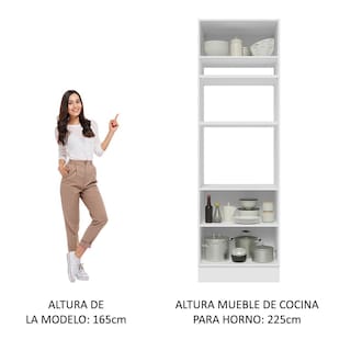 Foto 6 | Foto 6 | Alacena De Cocina Para Horno Madesa Lux 70cm Bg