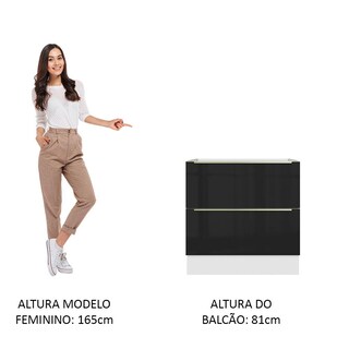 Foto 4 | Foto 4 | Gabinete Bajo Cocina Madesa Lux 60cm Sin Encimera Bn