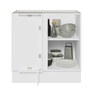 Foto 3 | Foto 3 | Gabinete Bajo Esquina Cocina Madesa Lux 80cm Sin Encimera Bg