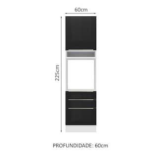Foto 2 | Foto 2 | Mueble De Cocina Para Horno Madesa Lux 60cm Bn