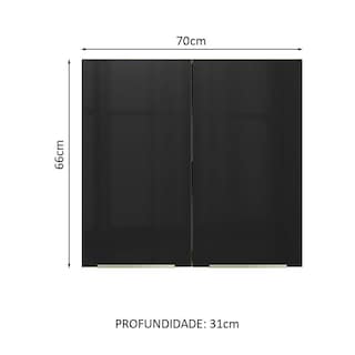 Foto 2 | Foto 2 | Alacena Gabinete Superior Cocina Madesa Lux 70cm Mn