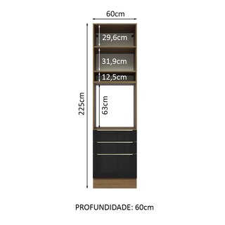 Foto 3 | Foto 3 | Alacena De Cocina Para Horno Madesa Lux 60cm Mn