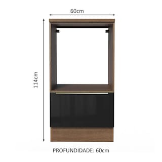 Foto 2 | Foto 2 | Mueble Para Horno Y Microondas Madesa Lux Con Encimera Mn