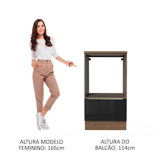 Foto 5 | Foto 5 | Mueble Para Horno Y Microondas Madesa Lux Con Encimera Mn