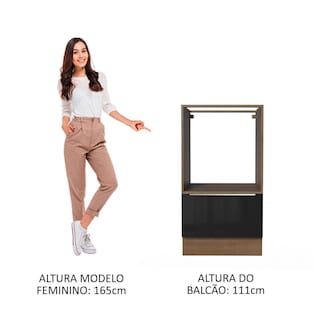 Foto 5 | Foto 5 | Mueble Para Horno Y Microondas Madesa Lux Sin Encimera Mn