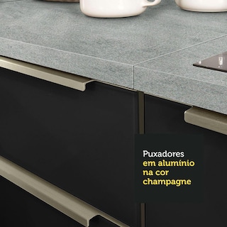 Foto 8 | Foto 8 | Madesa Gabinete Bajo De Cocina Para Fregadero De 120 Cm 2 Puertas Lux Blanco/negro